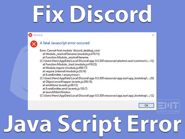 Read more about the article Fix Discord JavaScript Error